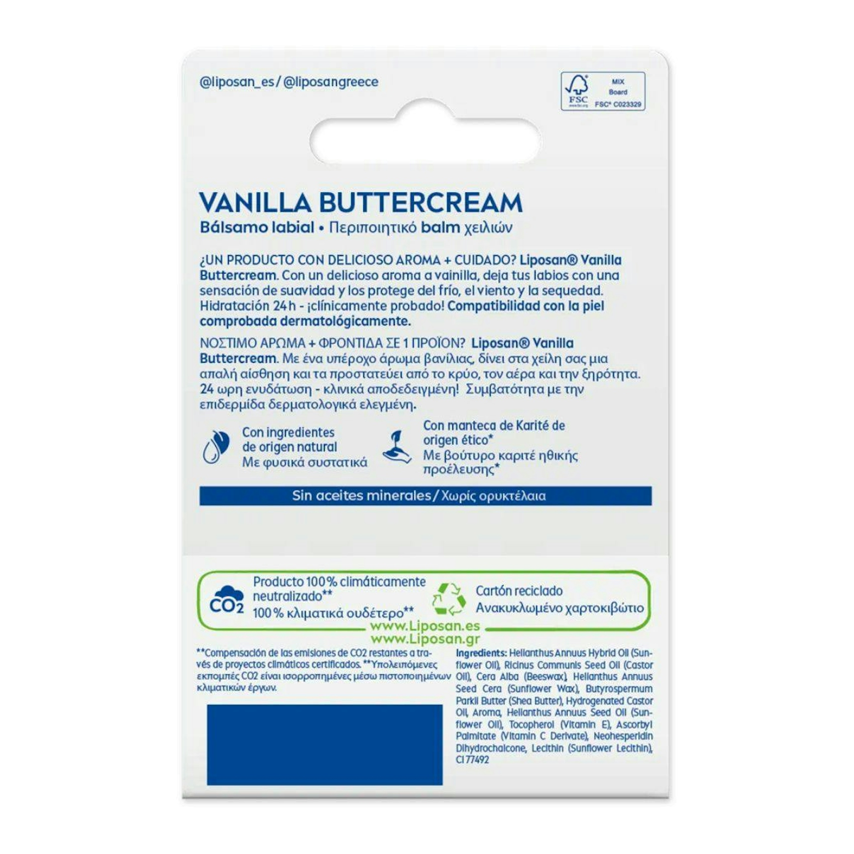 Bálsamo Labial Vainilla Liposan