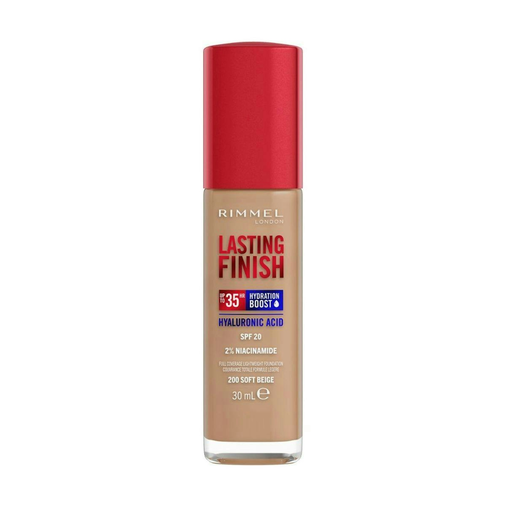 Base De Maquillaje Lasting Finish Ácido Hialurónico 35H Rimmel