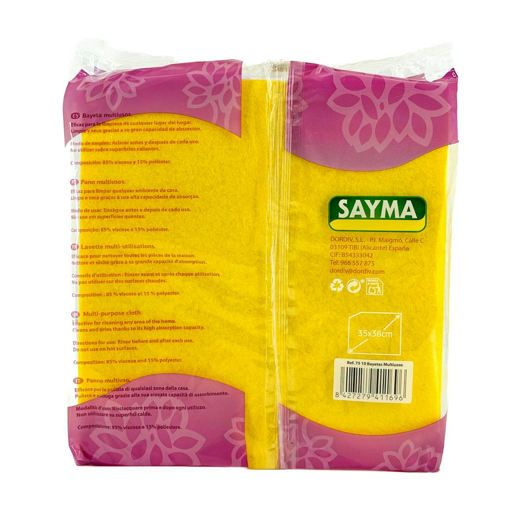 Pano Multiusos Sayma 10 Unid