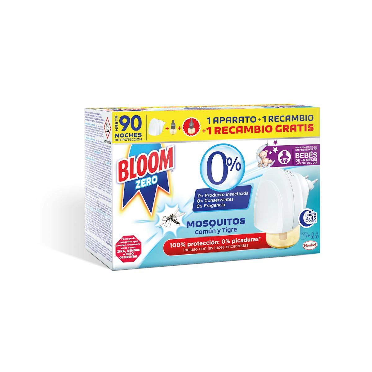 Inseticida Elétrico + 2 Recargas Bloom Zero Inseticida Elétrico + 2 Recargas Bloom Zero 0