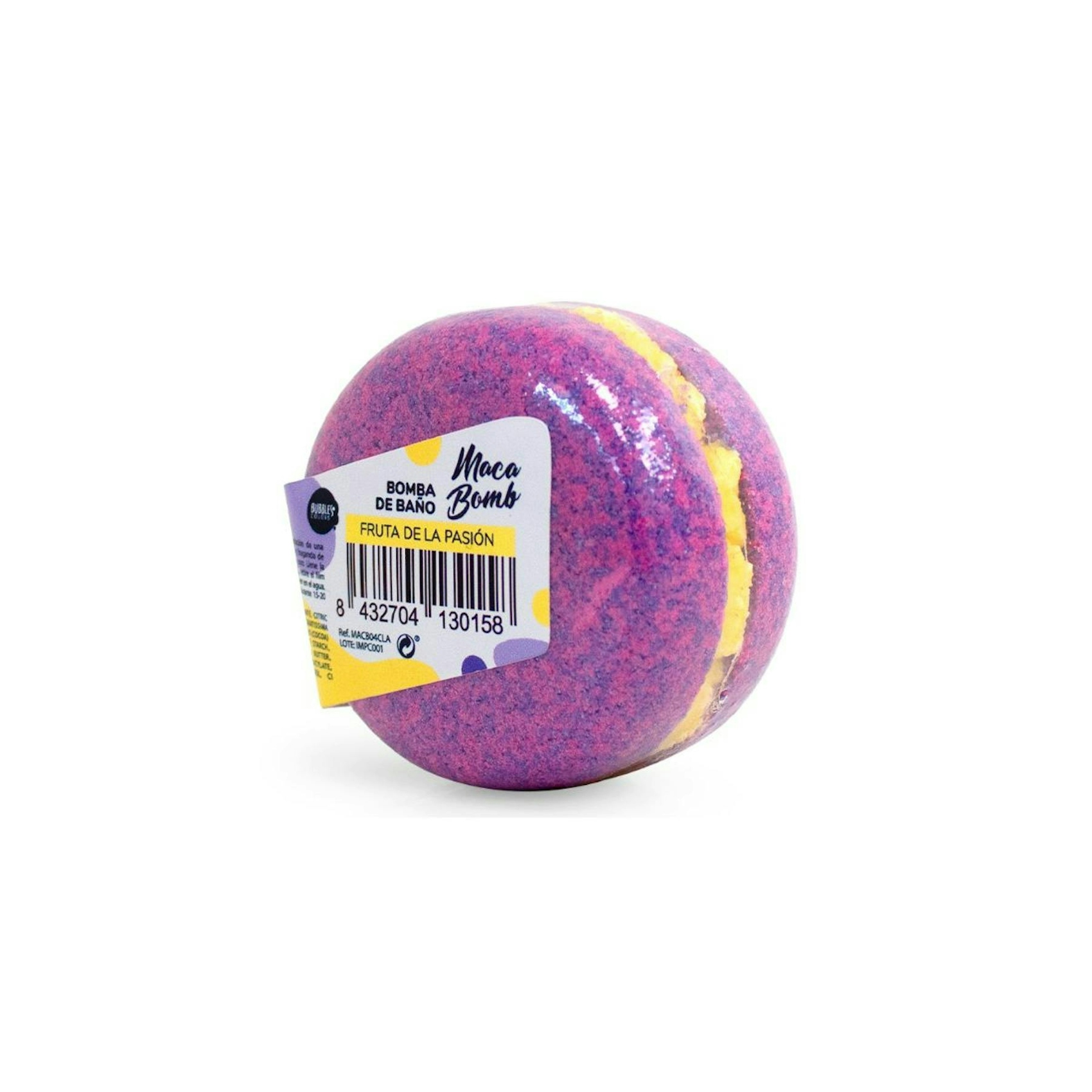 Bomba De Baño Macabomb Fruta De La Pasión Bubbles & Colors 85 Gr 0