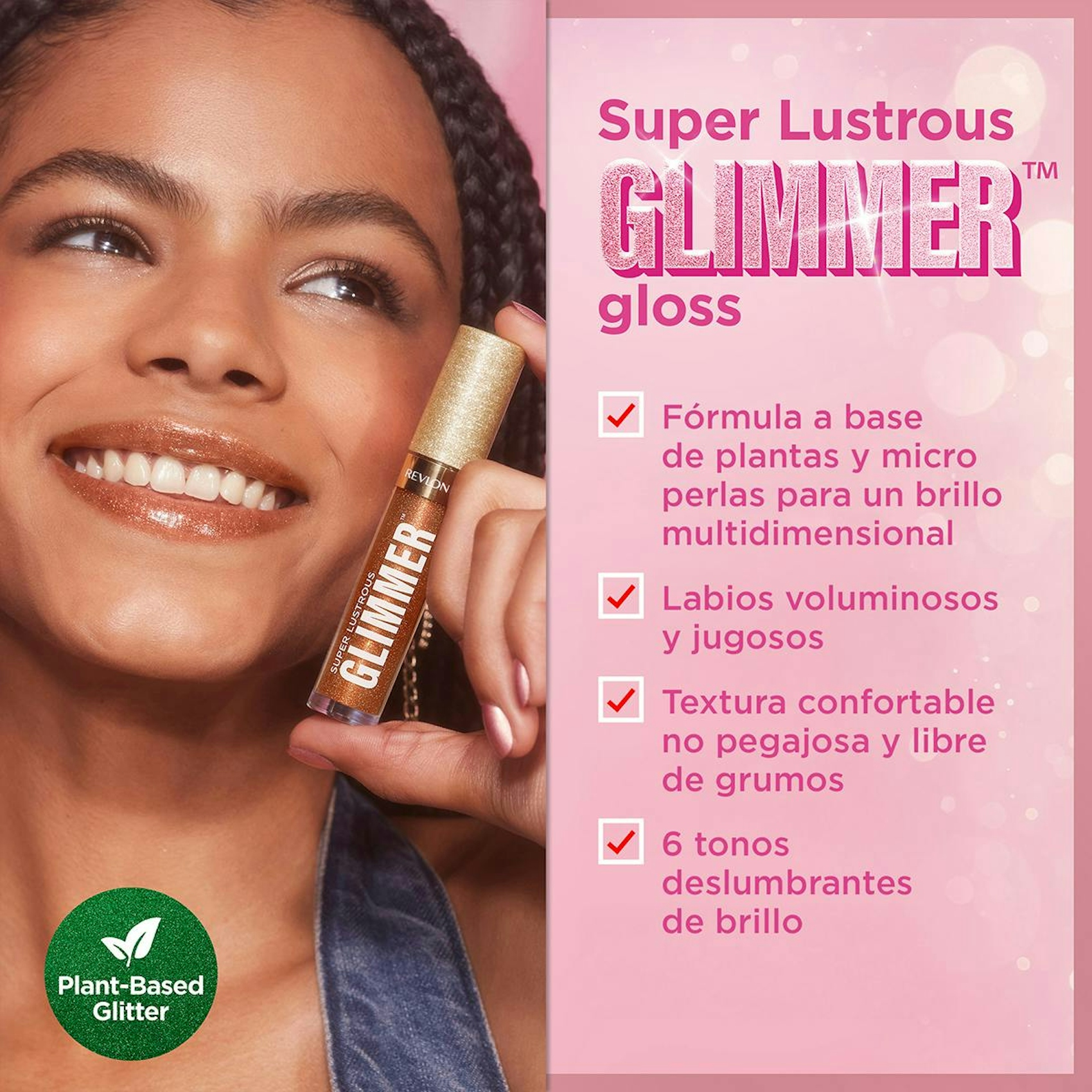 Brilho De Lábios Super Lustrous Glimmer Gloss Revlon