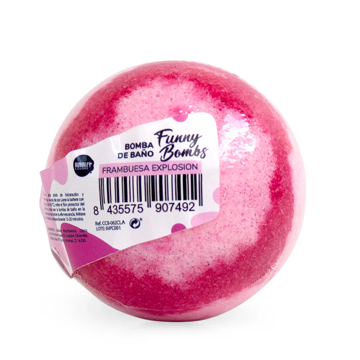 Bola De Baño Frambuesa De Bubbles&Colors 120 Gr