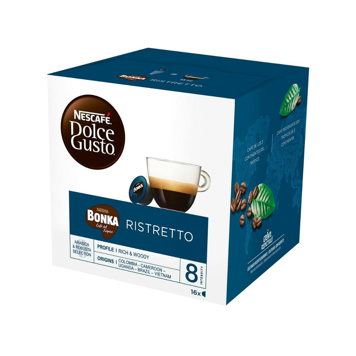 Imagen de Café Bonka Ristretto Dolce Gusto 16 Cápsulas