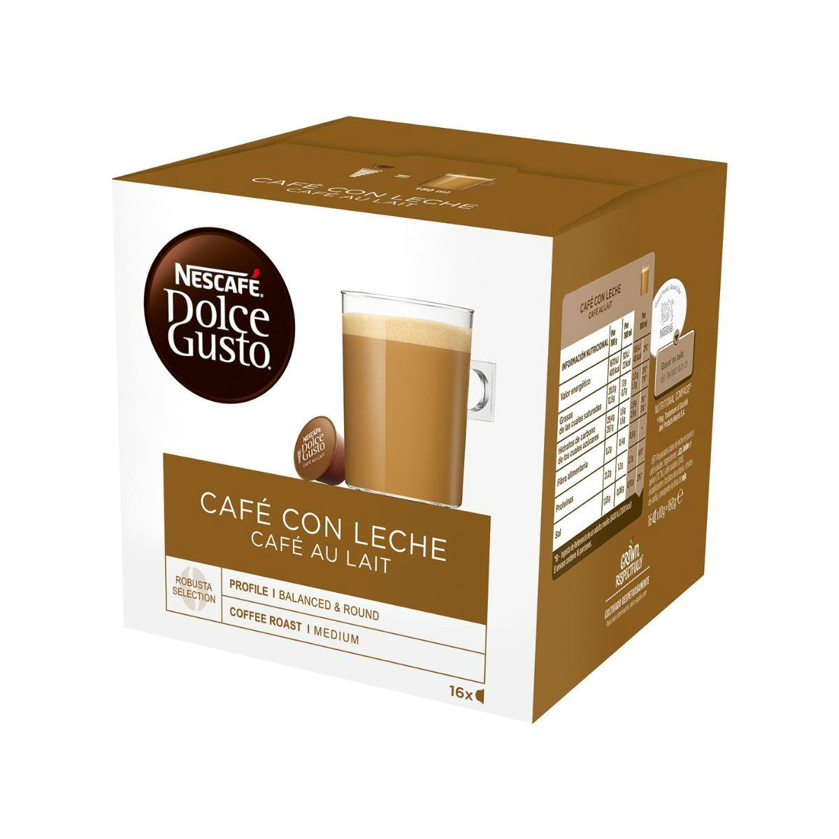 Imagen de Café Con Leche Dolce Gusto 16 Cápsulas