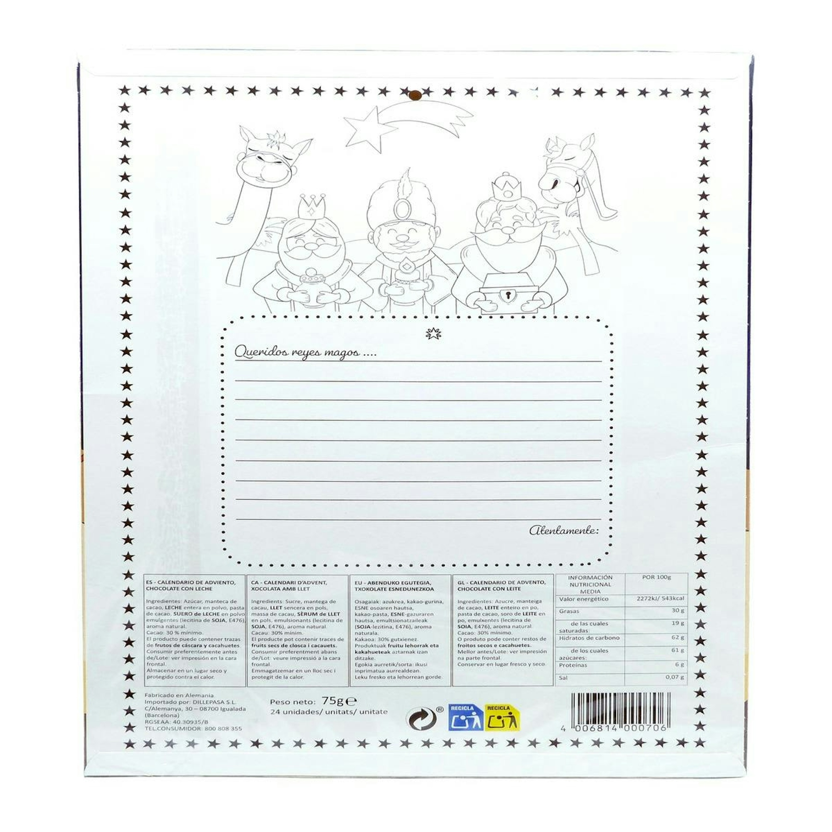 Calendario De Adviento Reyes Magos