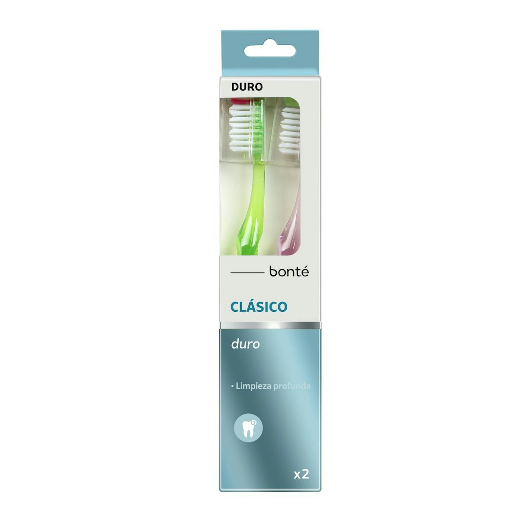 Cepillo De Dientes Duro Bonté Pack 2 Uds 0