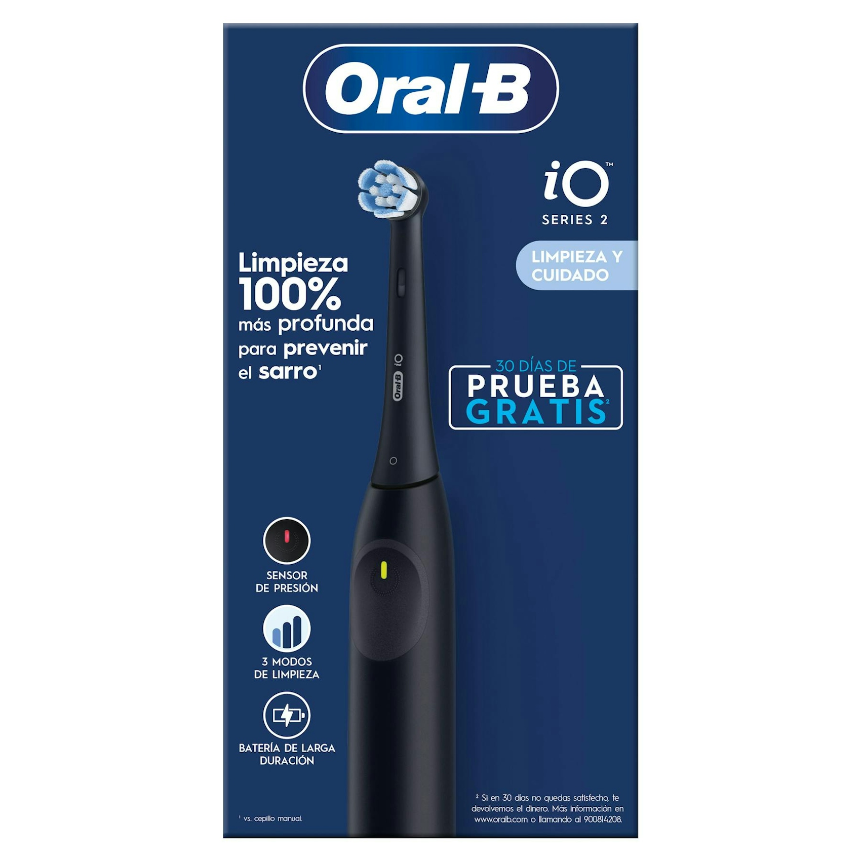 Escova De Dentes Eléctrica iO2 Preto Oral-B