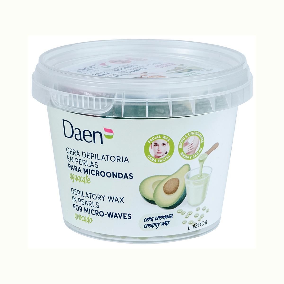 Imagen de Cera Depilatoria Perlas Microondas Aguacate Daen 100Gr
