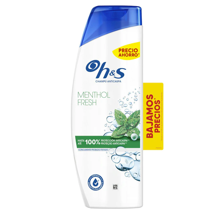 Champú Menthol Fresh H&S 330Ml