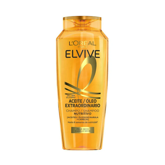 Champú Nutritivo Aceite Extraordinario Elvive 400Ml