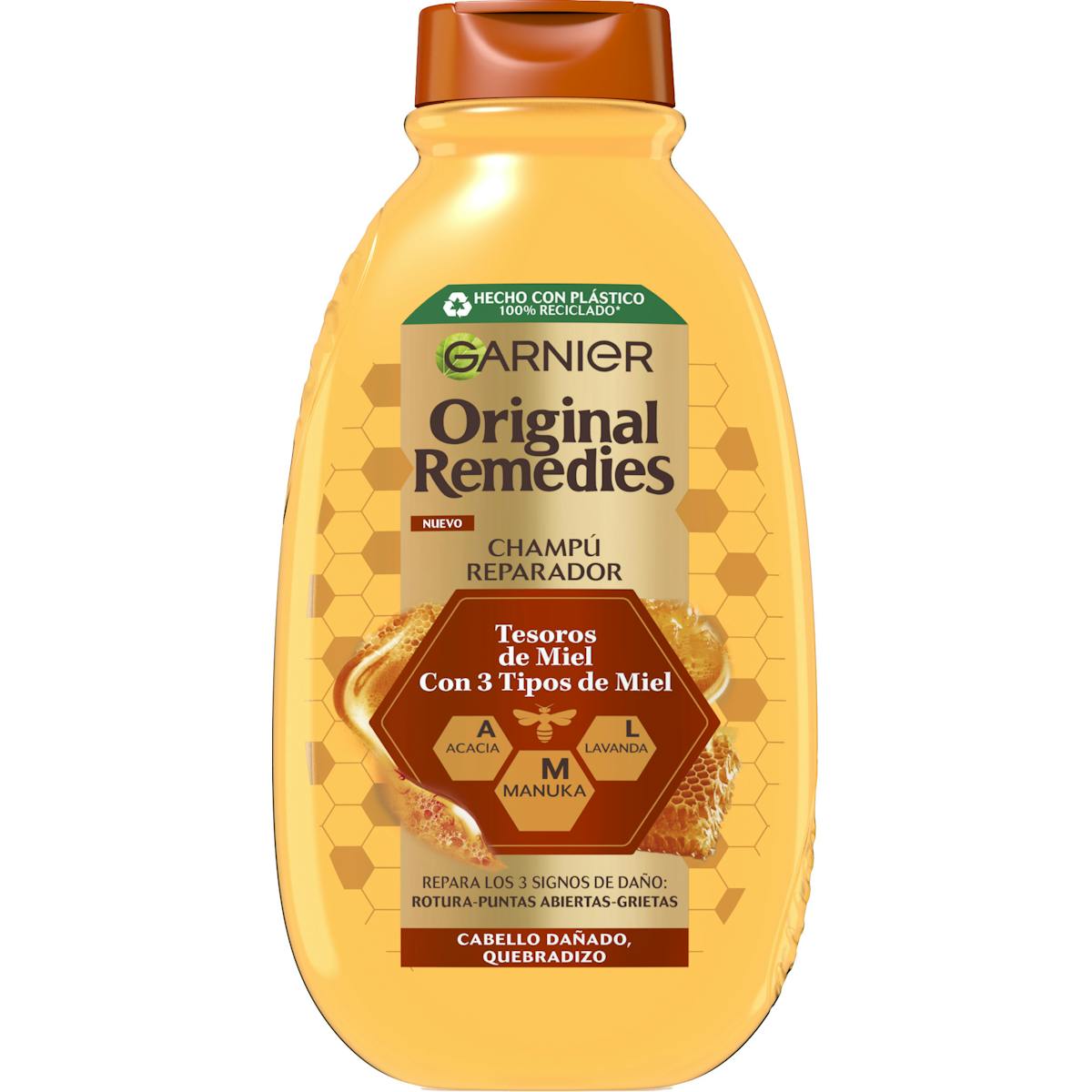 Imagen de Champú Reparador Tesoros De Miel Original Remedies 400Ml
