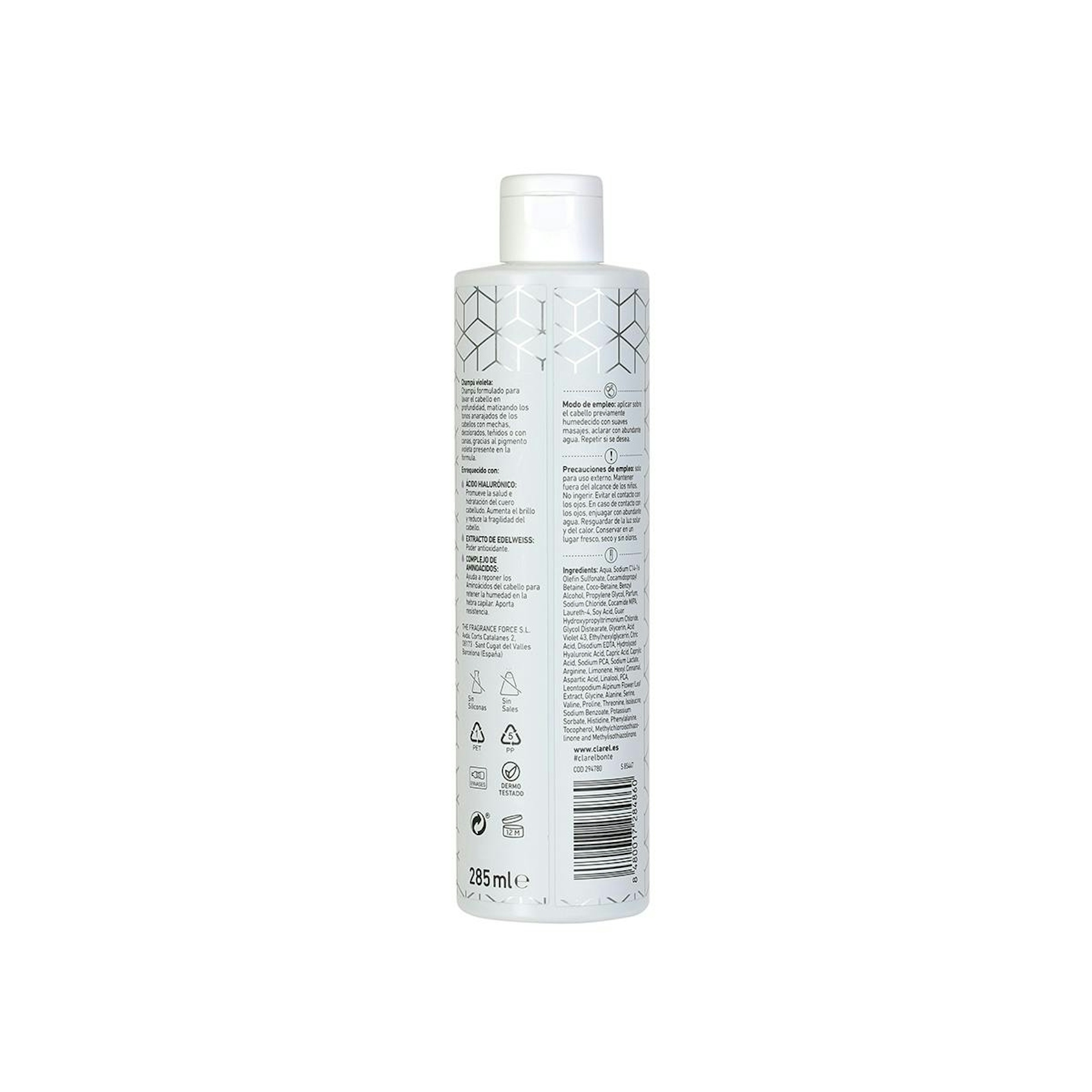 Champú Violeta Bonté Advance Línea Profesional 285Ml