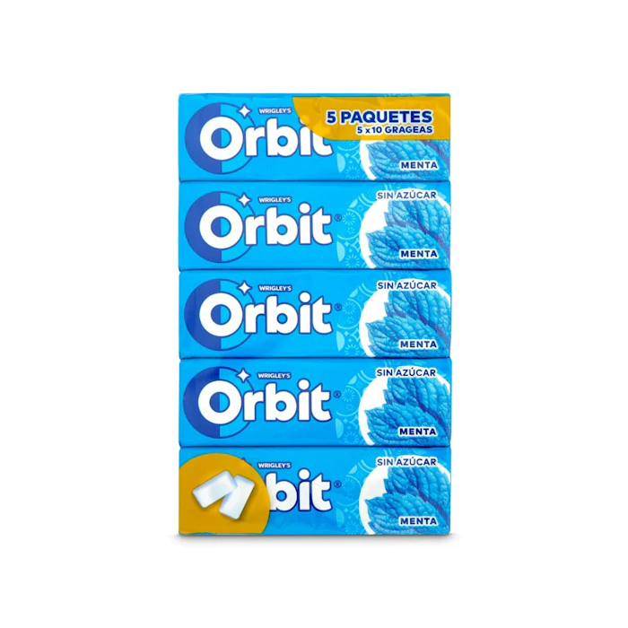 Chicle Menta Orbit 5 Uds
