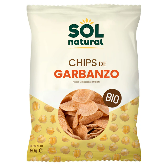 Chips De Garbanzo Sol Natural 80 Gr