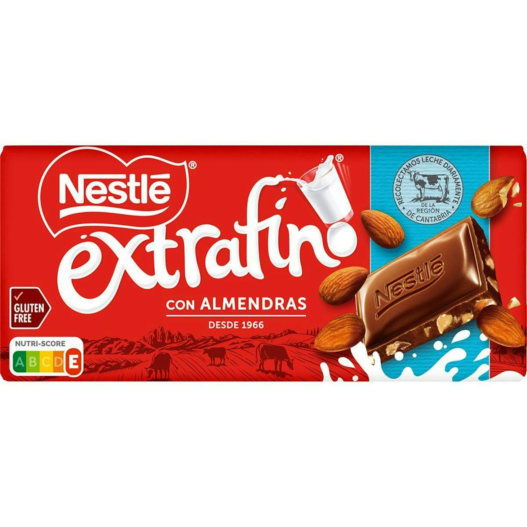 Chocolate Con Almendras Nestlé Tableta 123 Gr 0
