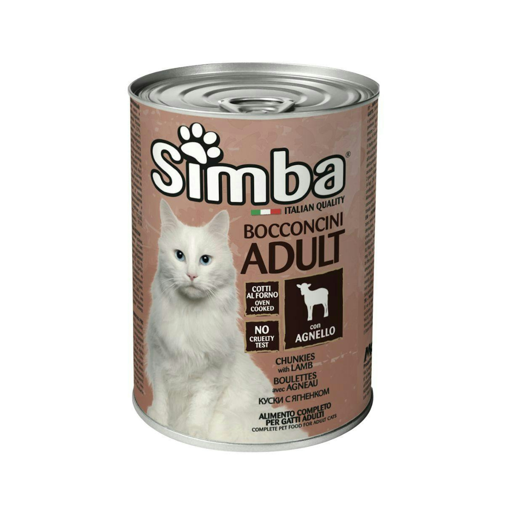 Comida Húmeda Gatos Bocaditos De Cordero Simba 415 Gr