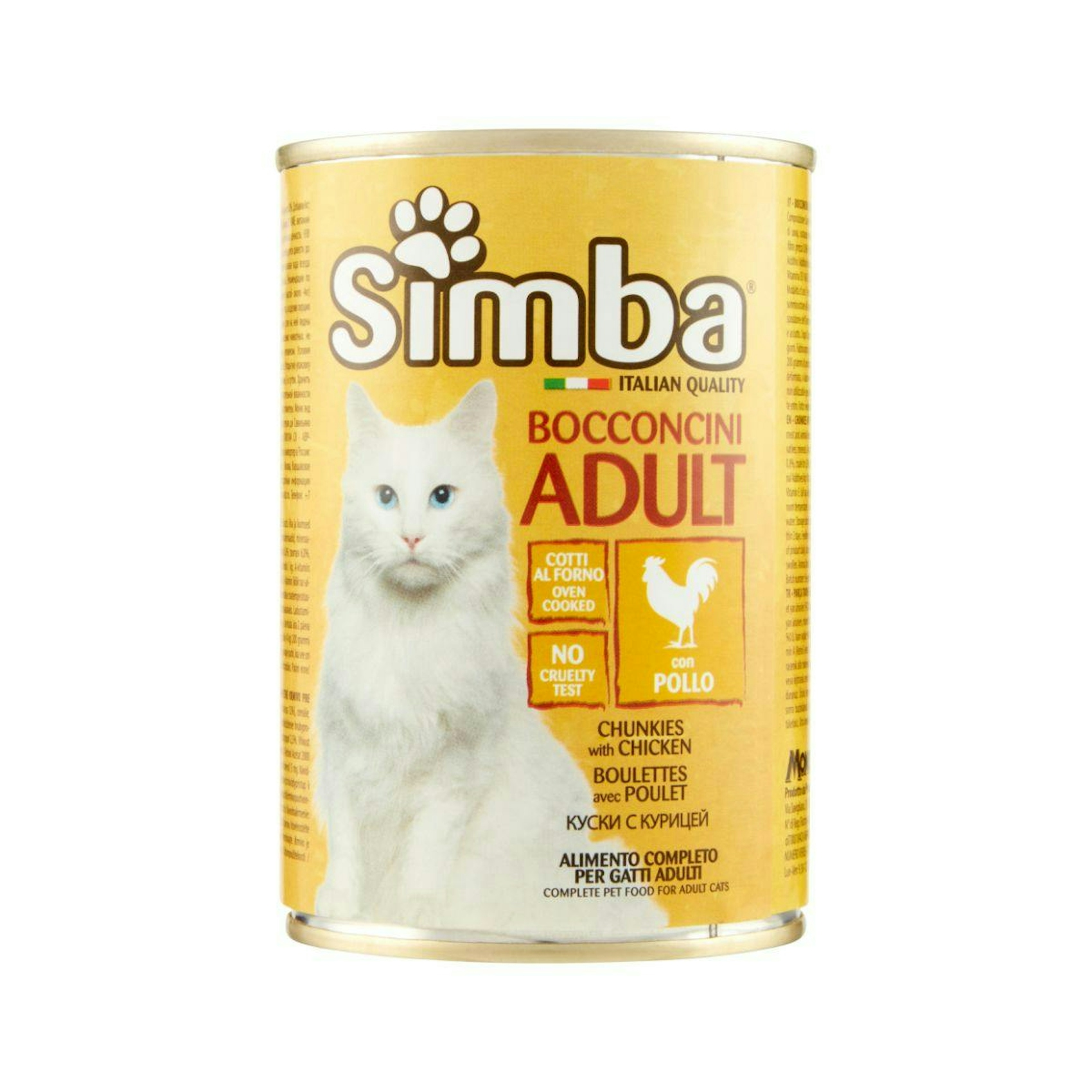 Comida Húmeda Gatos Bocaditos De Pollo Simba 415 Gr