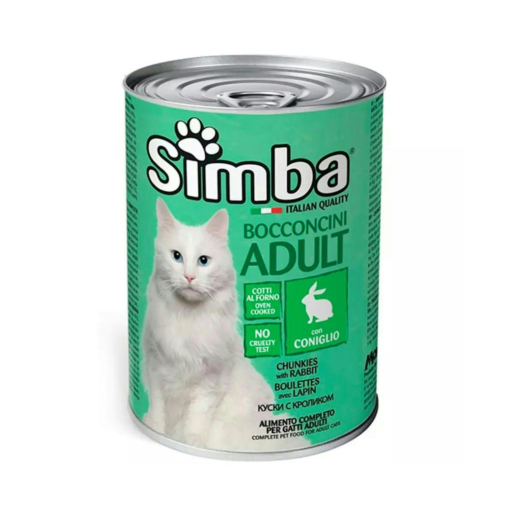 Comida Húmeda Gatos Conejo Simba 415 Gr