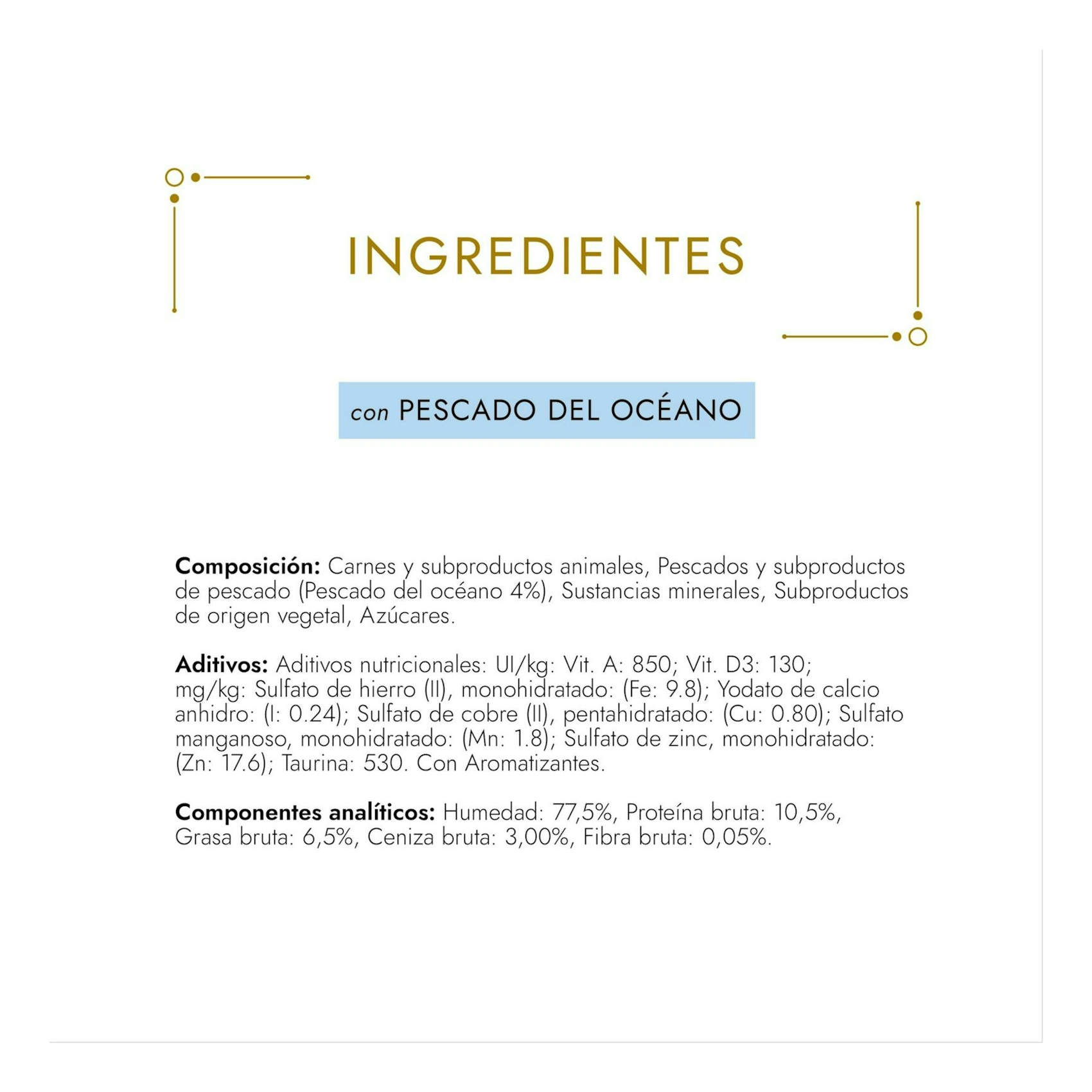 Comida Húmeda Gatos Mousse Pescado Purina Gourmet 12x85 Gr