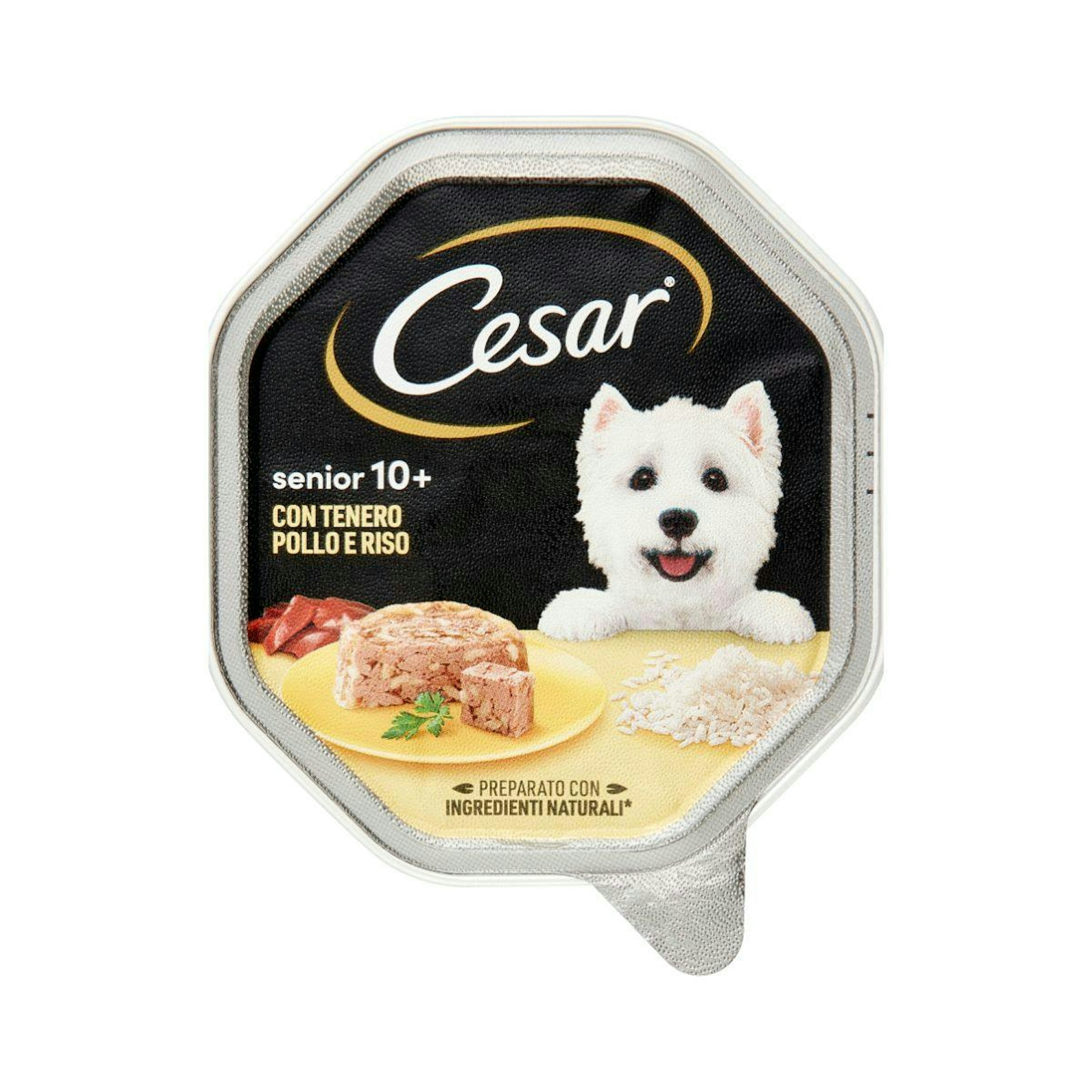 Comida Húmeda Perros Senior Pollo Y Arroz Cesar 150 Gr