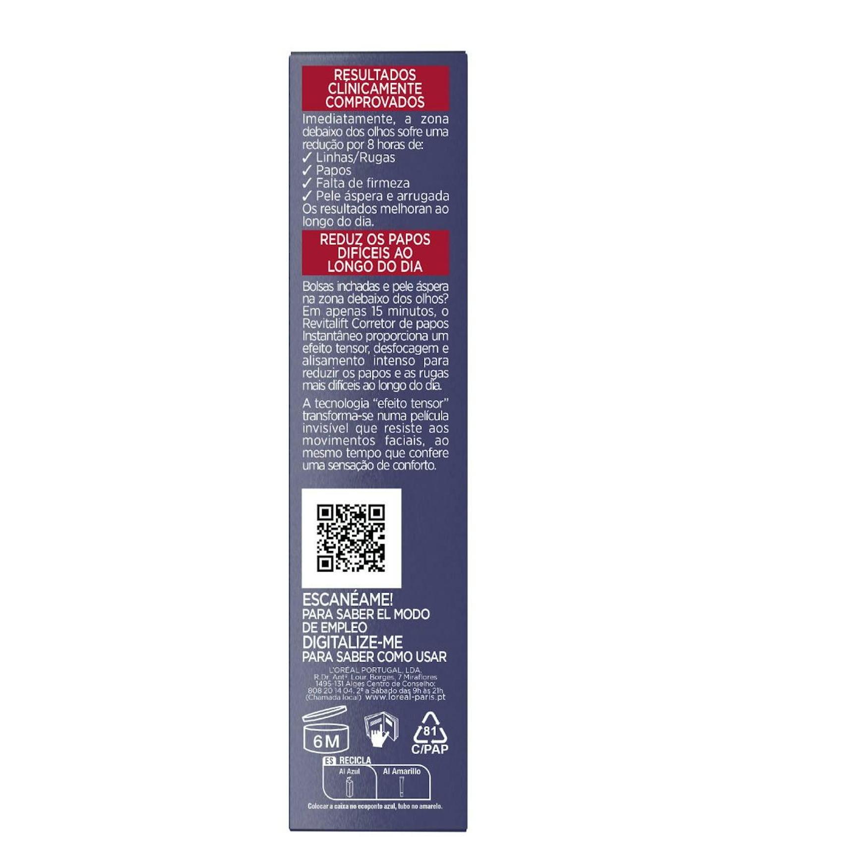 Contorno De Ojos Revitalift Laser Borrador De Ojeras L'Oréal Paris