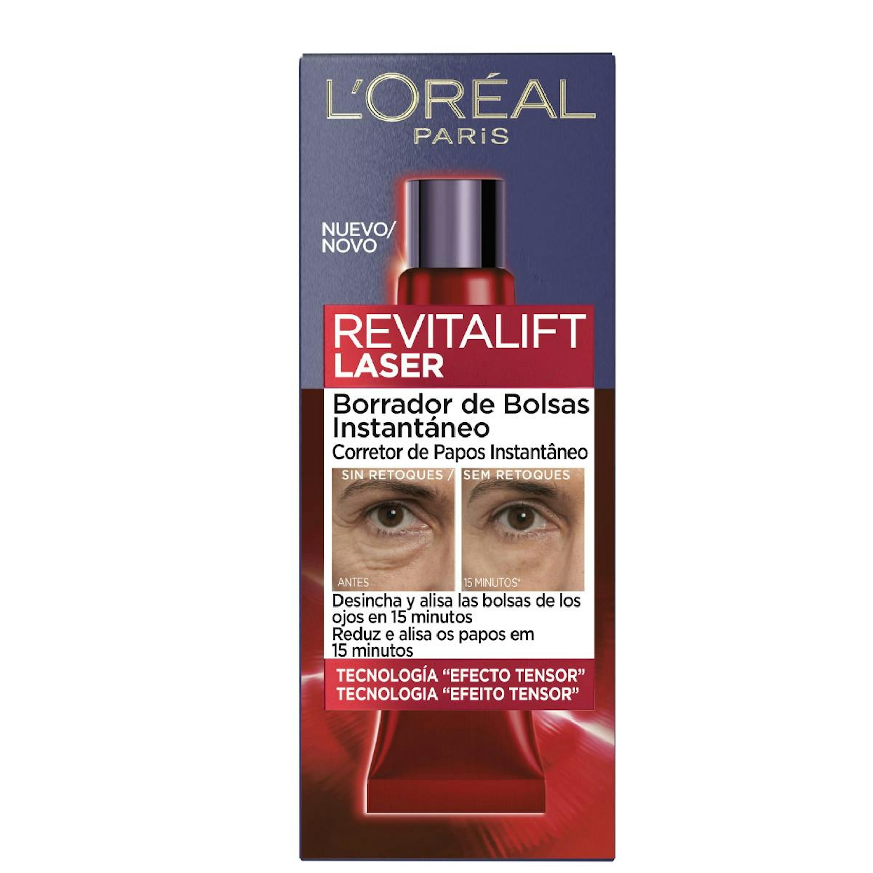 Contorno De Ojos Revitalift Laser Borrador De Ojeras L'Oréal Paris 0