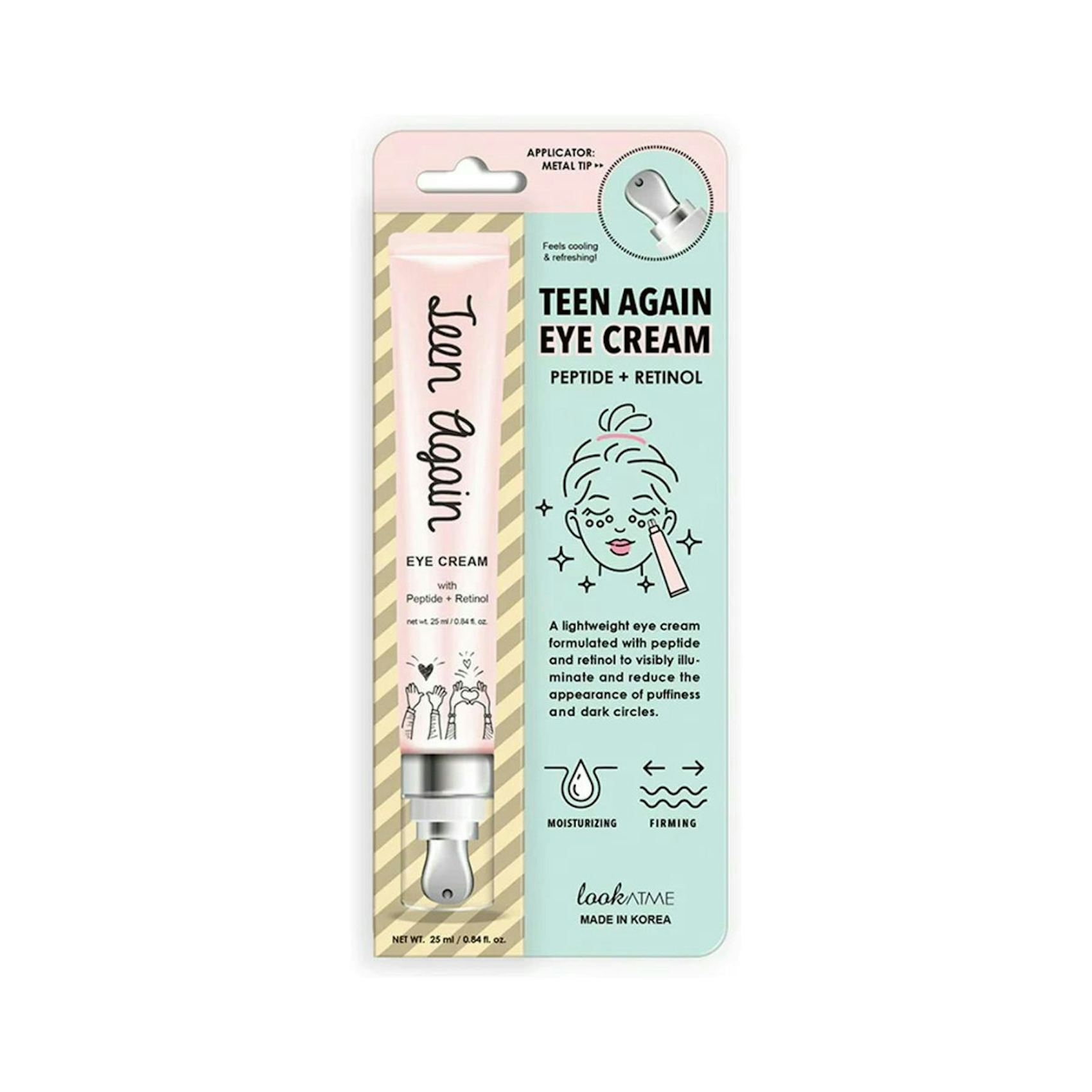 Contorno De Ojos Teen Again Péptidos Y Retinol Look At Me 25Ml 0