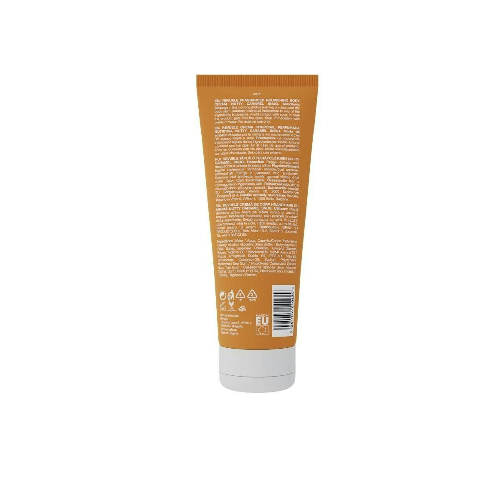 Creme Corporal Nutty Caramel Snug Revuele 250Ml
