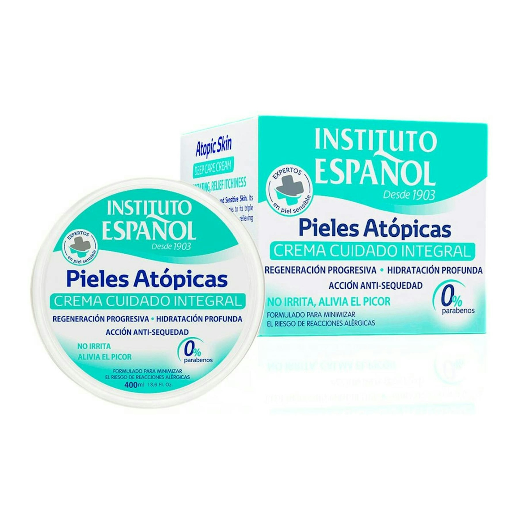 Crema Cuidado Integral Pieles Atópicas Instituto Español 400Ml 0