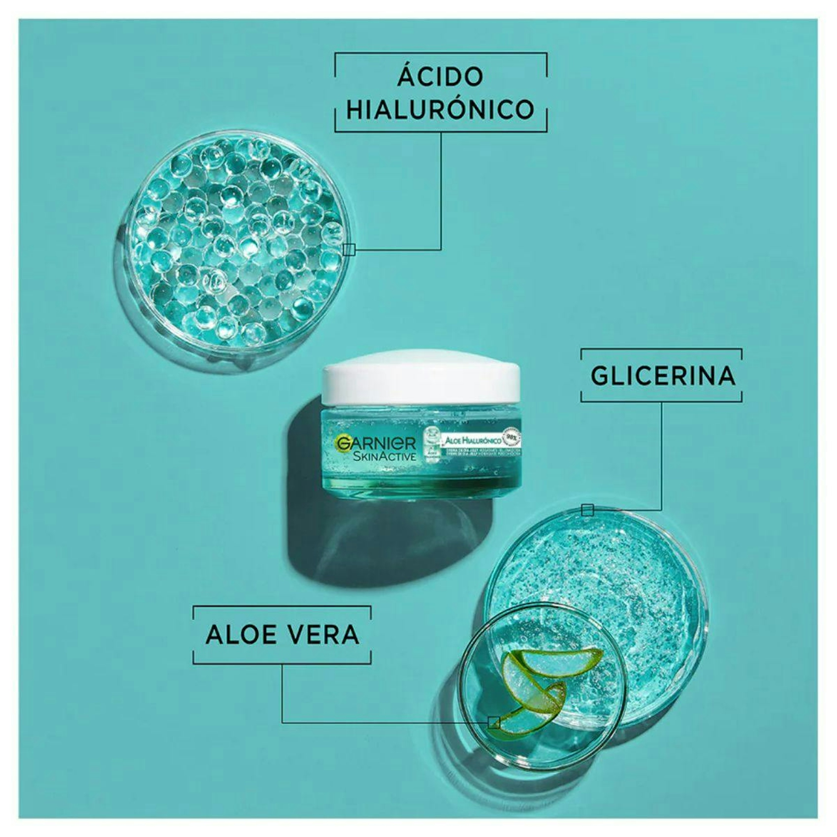 Crema De Día Jelly Aloe Hialurónico Garnier 50Ml