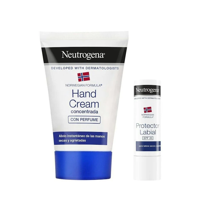 Crema De Manos Concentrada + Protector Labial SPF 20 Neutrogena