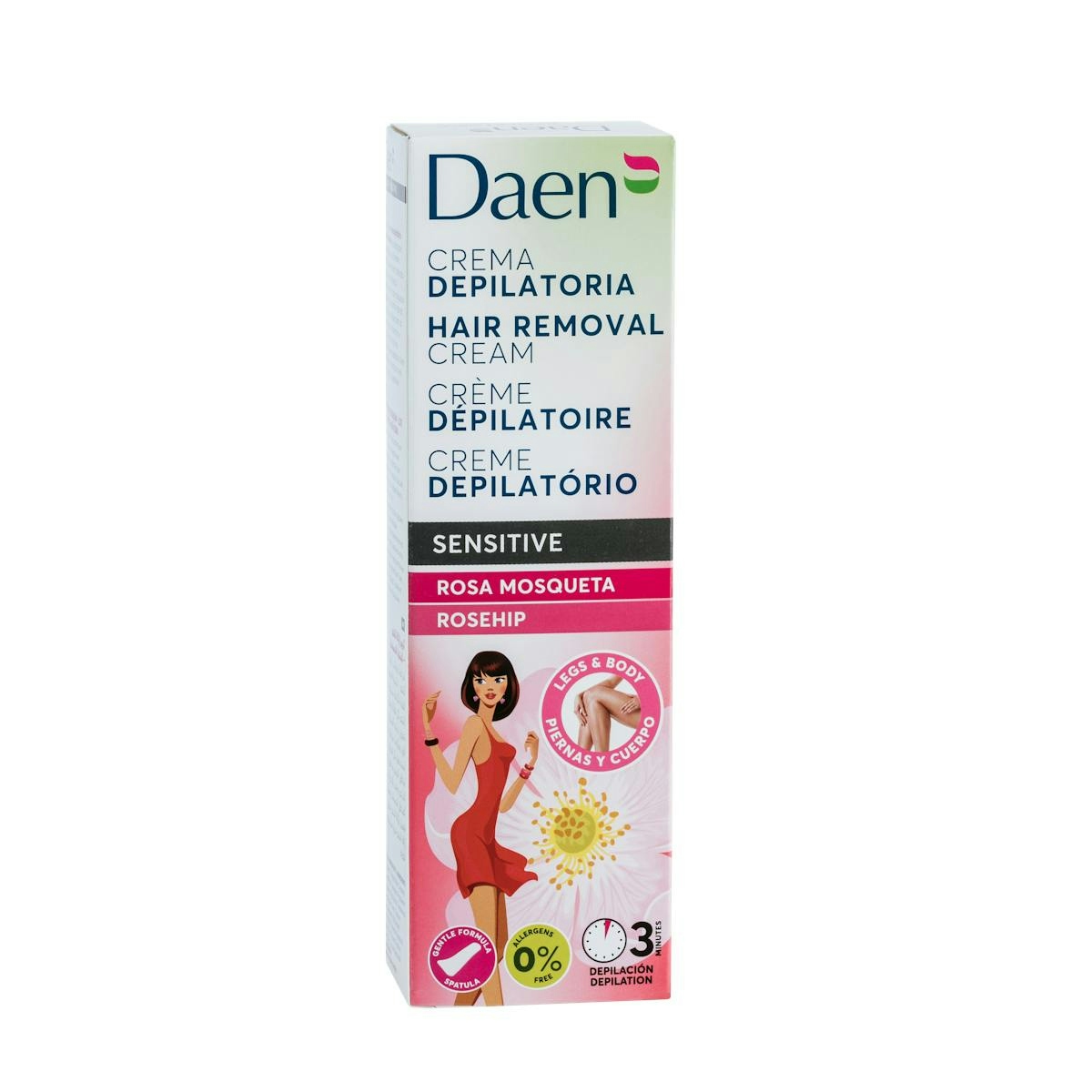 Crema Depilatoria Corporal Sensitive Daen Rosa Mosqueta 125Ml Crema Depilatoria Corporal Sensitive Daen Rosa Mosqueta 125Ml 0