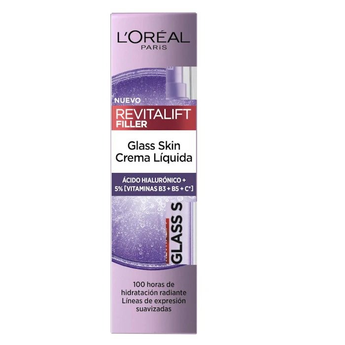 Crema Líquida Glass Skin Revitalift Filler L'Oréal Paris 50Ml