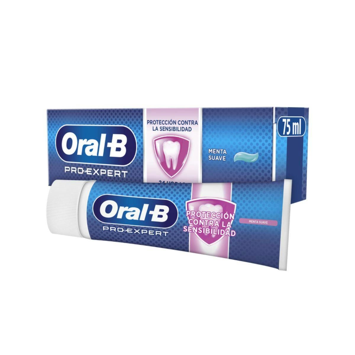Imagen de Dentífrico Dientes Sensibles Oral-B Pro-Expert Menta Suave 75Ml