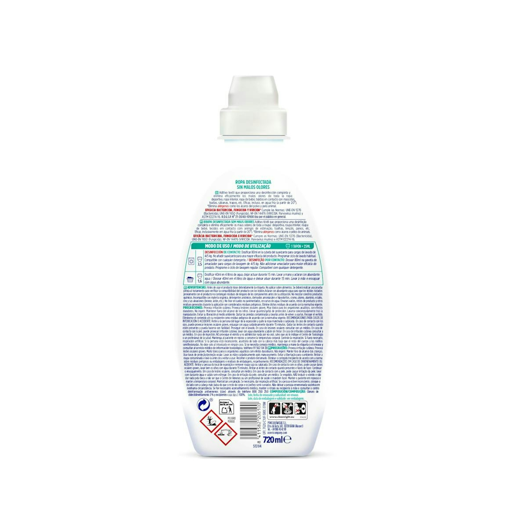 Desinfectante Textil Asevi 720Ml