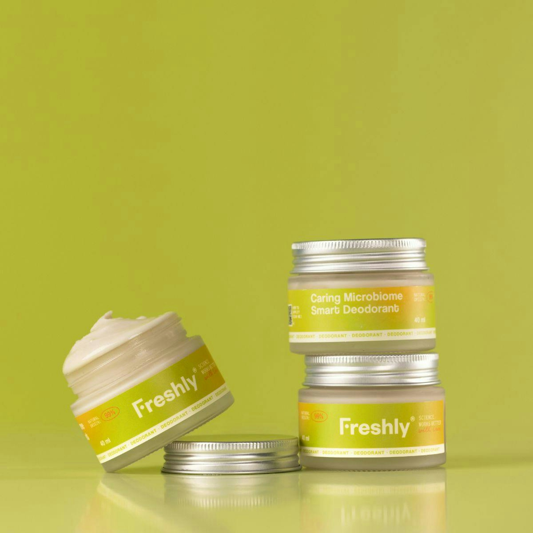 Desodorante Caring Microbiome Smart Freshly Cosmetics 40Ml