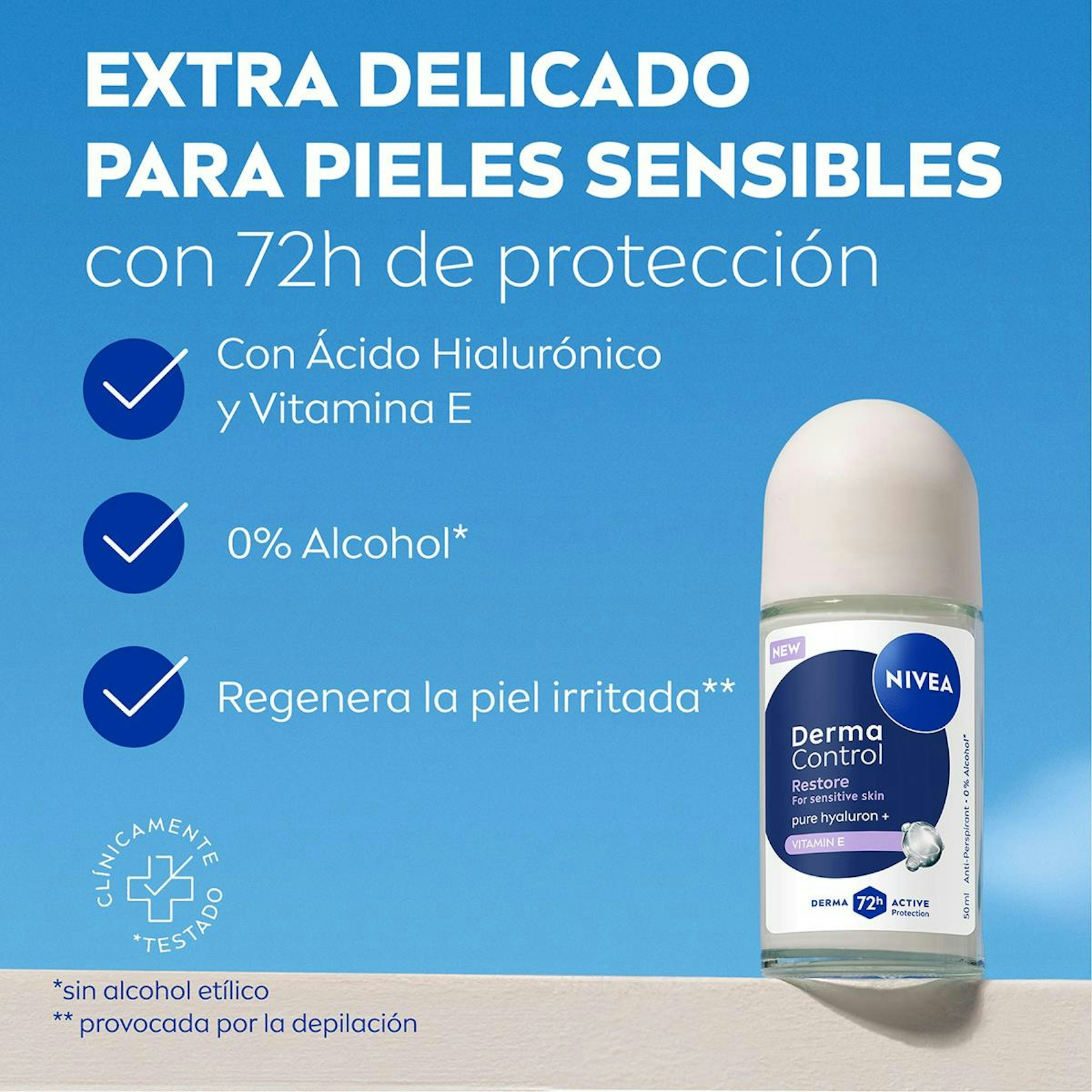 Desodorante Roll-On Control Restore Nivea