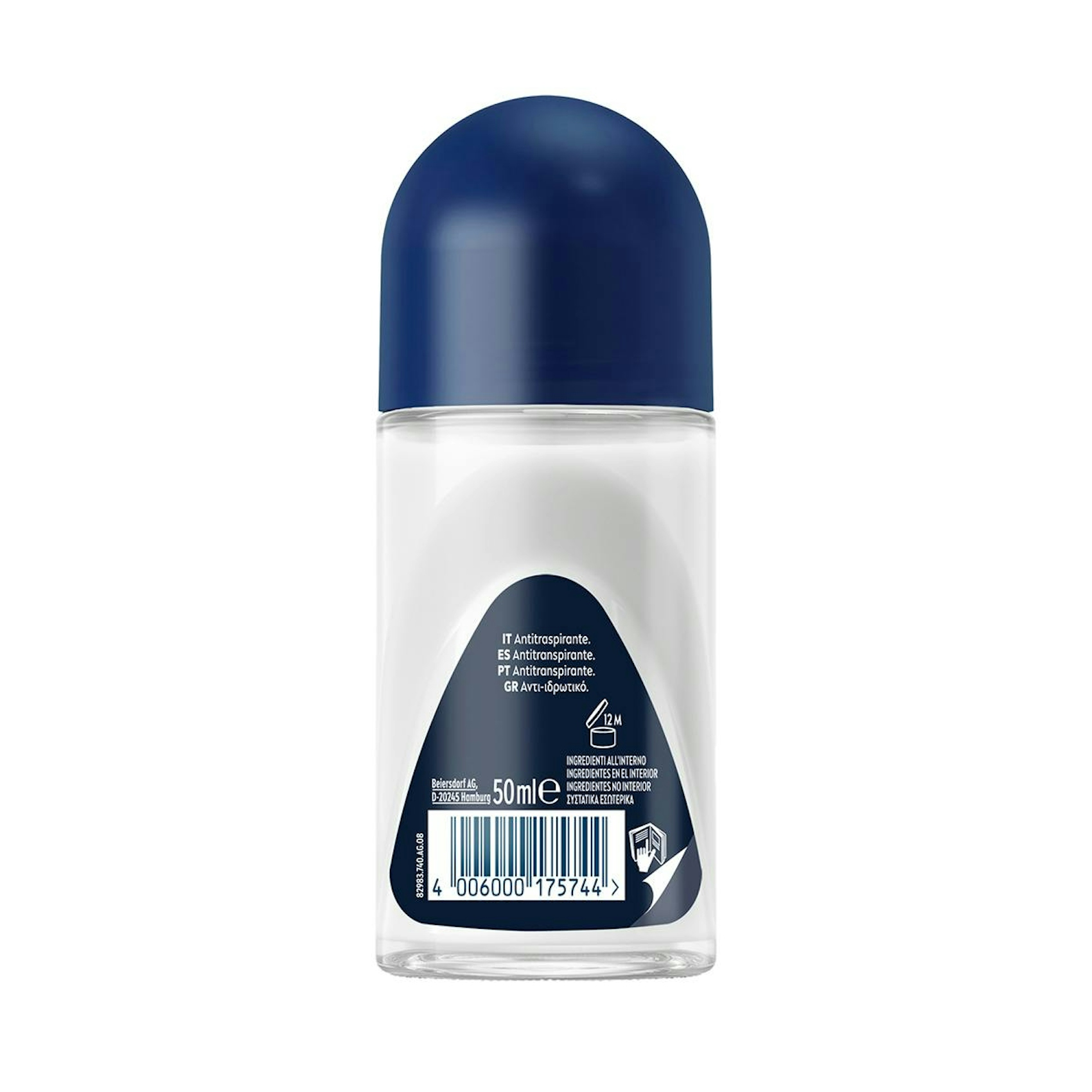 Desodorante Roll-On Derma Control Sensitive Nivea Men 50Ml