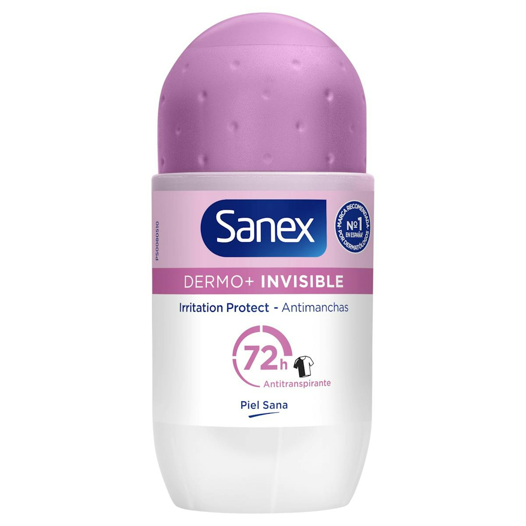 Desodorante Roll-On Dermo+ Invisible 72H Sanex 50Ml 0