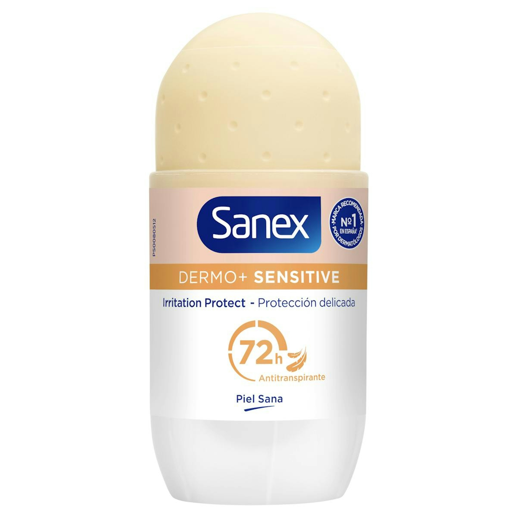 Desodorante Roll-On Dermo+ Sensitive 72H Sanex 50Ml 0