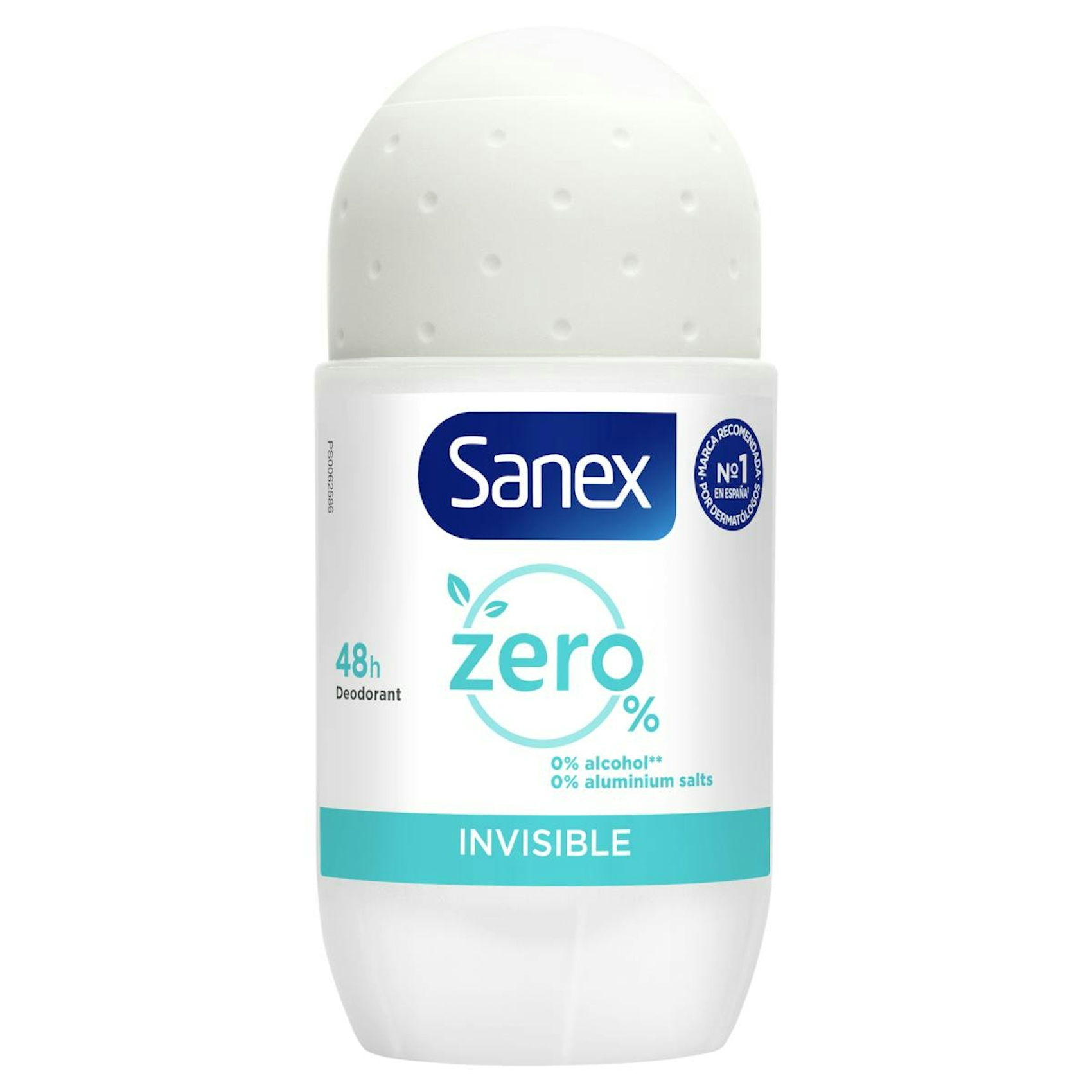 Desodorante Roll-On Zero% Invisible Sanex 50Ml 0