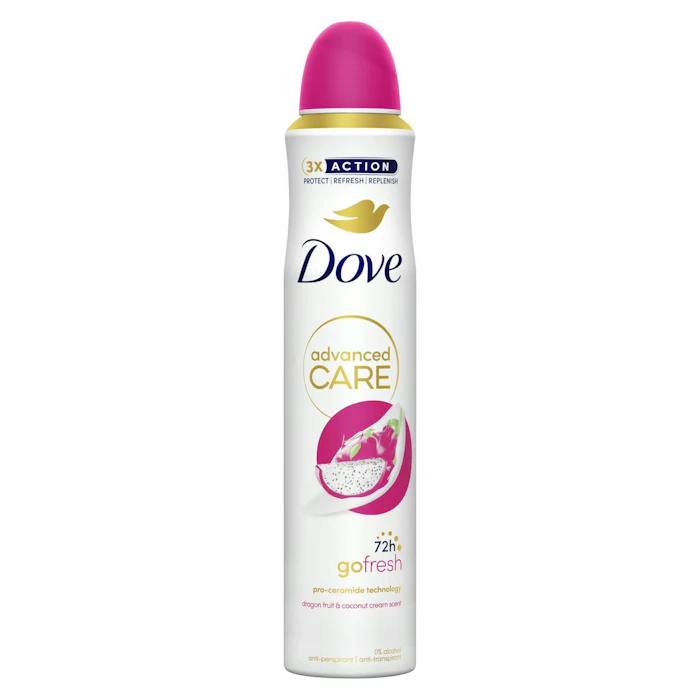 Desodorante Spray Advance Care Go Fresh Dragon Fruit Dove 200Ml