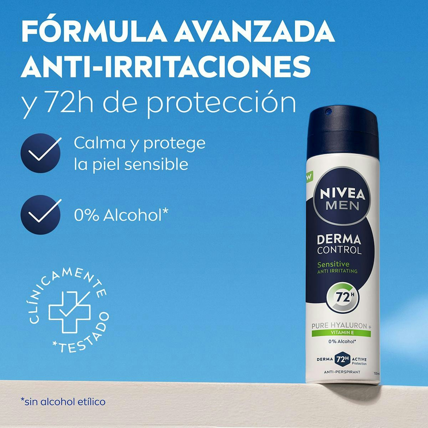 Desodorante Spray Control Sensitive Nivea Men 200Ml