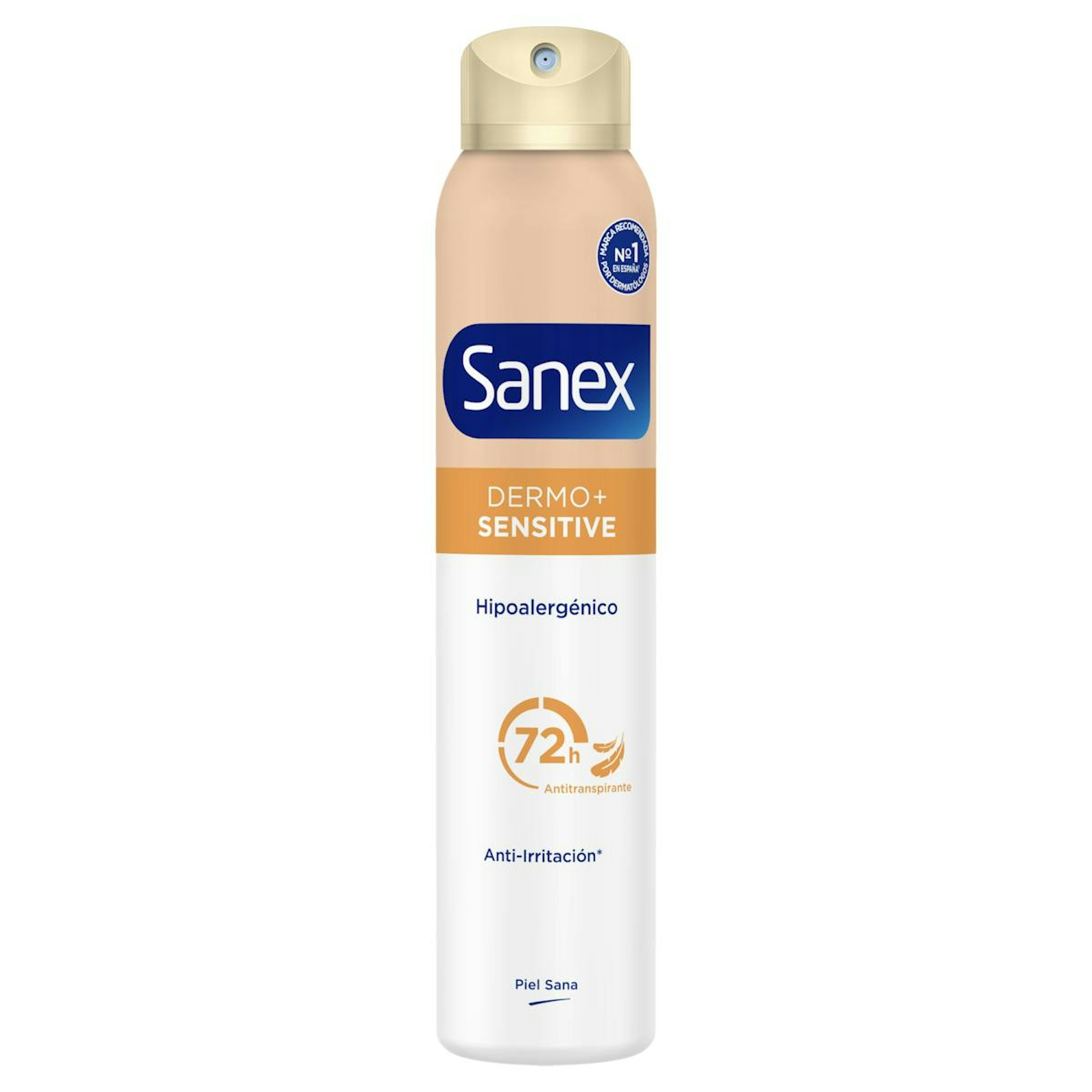 Desodorante Spray Dermo+ Sensitive 72H Antitranspirante Sanex 50Ml 0