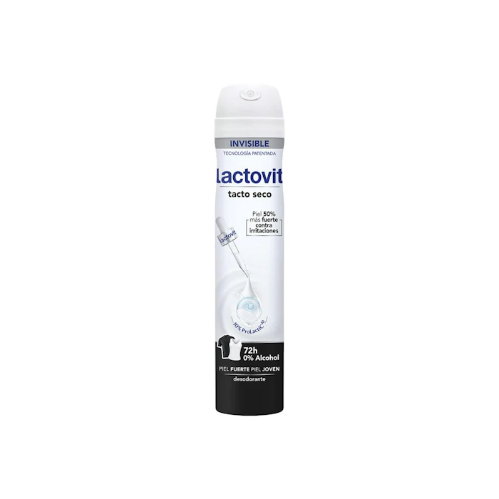 Desodorante Spray Invisible Tacto Seco Lactovit 200Ml