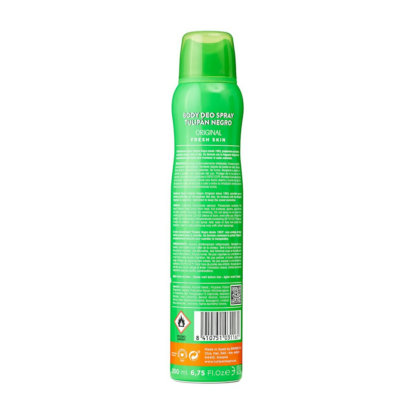 Desodorante Spray Original Tulipán Negro 200Ml