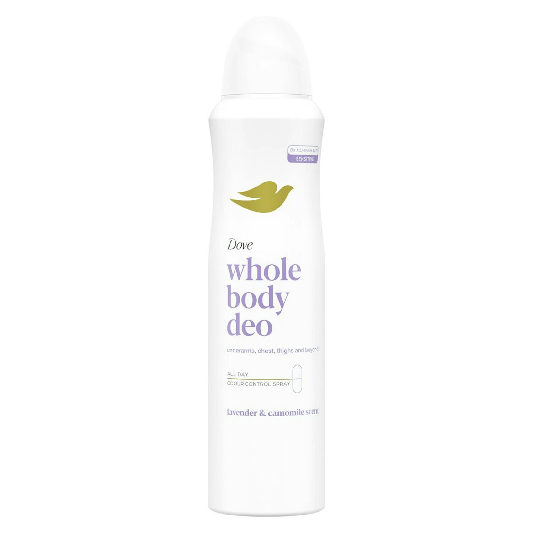 Desodorante Spray Whole Body Deo Lavanda Y Manzanilla Dove 150Ml 0