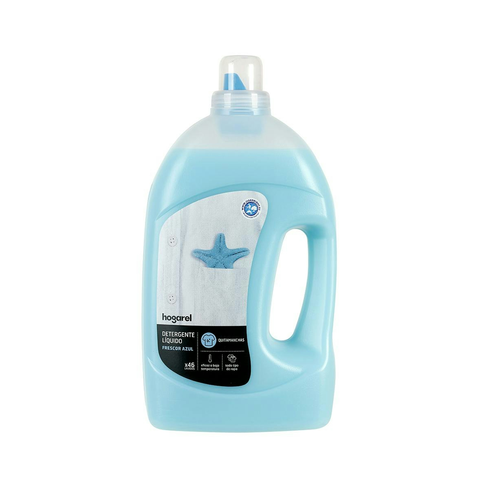 Detergente Líquido Azul Hogarel 46 Lav 2.99L 0