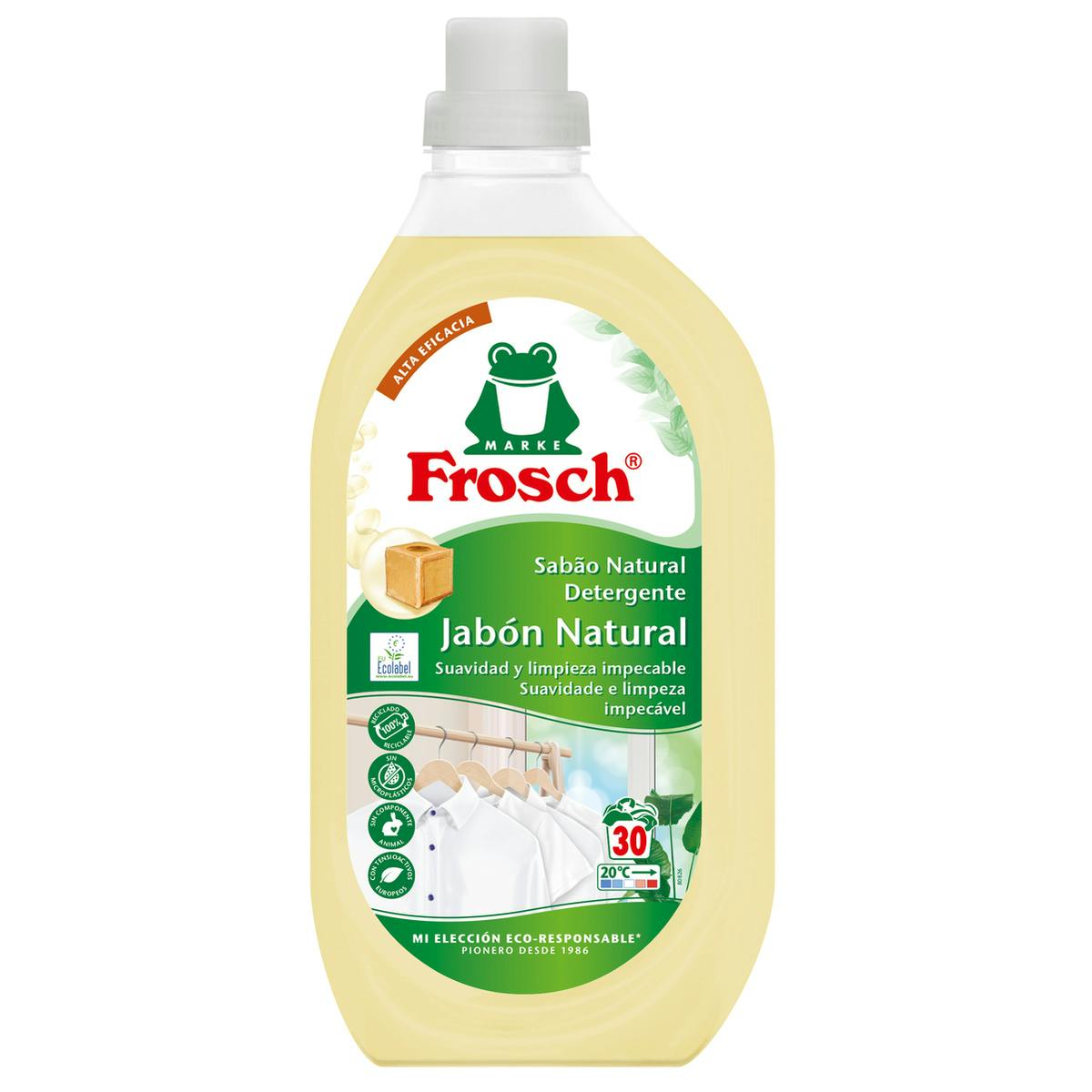 Imagen de Detergente Líquido Jabón Natural Frosch 30 Lavados
